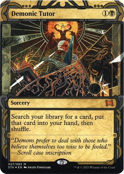 Demonic Tutor - Foil Etched