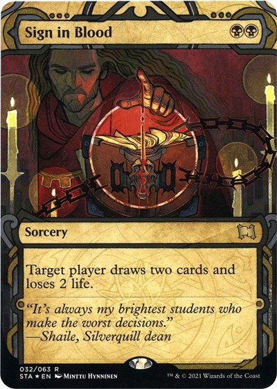 Sign in Blood - Foil Etched