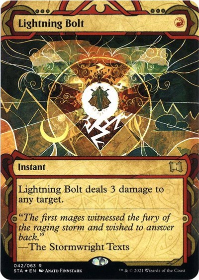 Lightning Bolt - Foil Etched