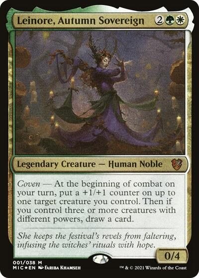 Leinore, Autumn Sovereign (Display Commander) - Thick Stock - Display Commander