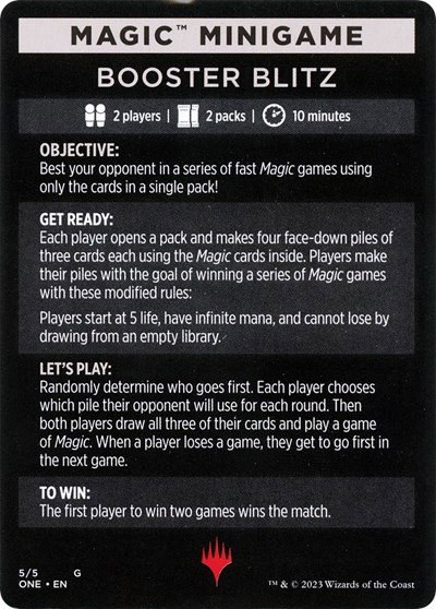Magic Minigame: Booster Blitz - Normal Magic Minigame Booster 