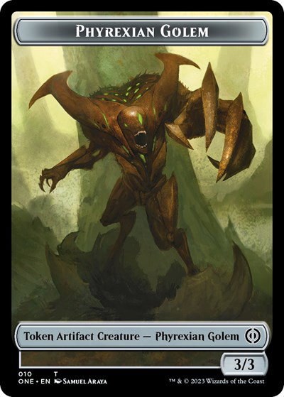 Phyrexian Golem Token - Normal Phyrexian Golem Token