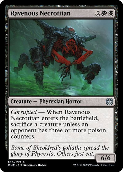 Ravenous Necrotitan - Foil