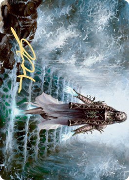 Karfell Harbinger Art Card - Gold Stamped Signature