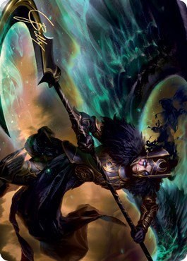 Vengeful Reaper Art Card - Gold Stamped Signature