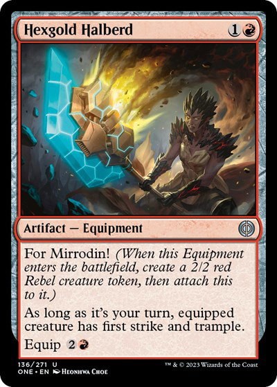 Hexgold Halberd - Foil