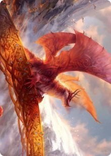 Goldspan Dragon Art Card