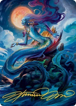 Svyelun of Sea and Sky Art Card - Gold Stamped Signature