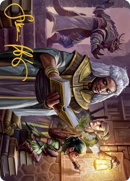 You Find the Villains' Lair Art Card - Gold Stamped Signature