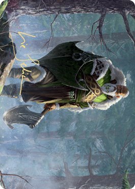 Fynn, the Fangbearer Art Card - Gold Stamped Signature