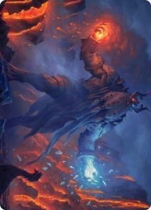 Aegar, the Freezing Flame Art Card