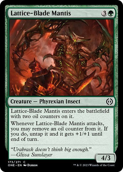 Lattice-Blade Mantis - Foil