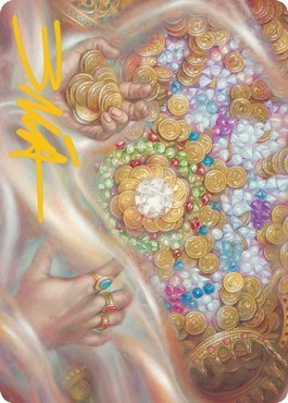 Strike It Rich Art Card - Gold Stamped Signature
