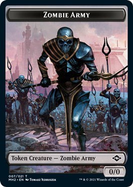 Zombie Army Token - Normal Zombie Army Token