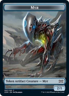 Myr (007) // Elf Warrior Double-Sided Token