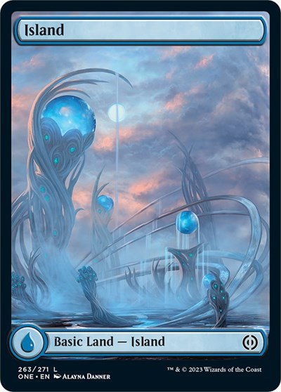 Island (263) - Full Art - Foil