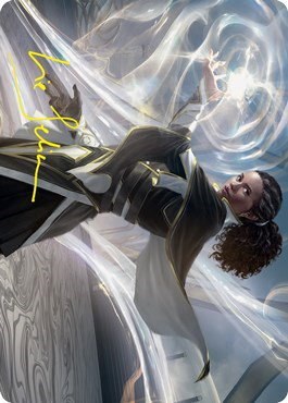 Clever Lumimancer Art Card - Gold Stamped Signature