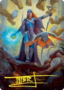 Kasmina, Enigma Sage Art Card - Gold Stamped Signature
