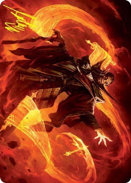 Plargg, Dean of Chaos Art Card - Gold Stamped Signature