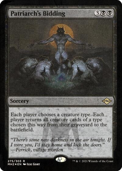 Patriarch's Bidding - Foil Etched