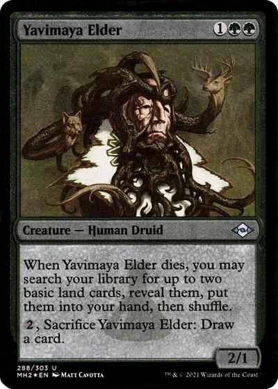 Yavimaya Elder - Foil Etched