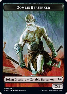 Zombie Berserker Token - Normal Zombie Berserker Token