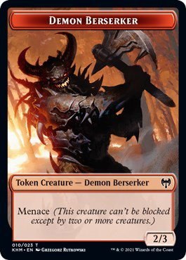 Demon Berserker Token - Normal Demon Berserker Token