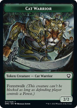Cat Warrior Token - Normal Cat Warrior Token