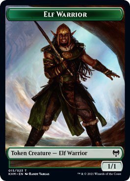 Elf Warrior // Dragon Double-Sided Token