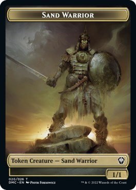 Sand Warrior Token - Normal Sand Warrior Token