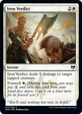 Iron Verdict - Normal Iron Verdict