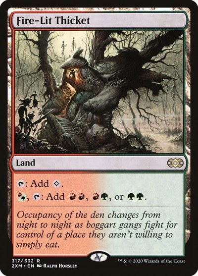 Fire-Lit Thicket - Foil