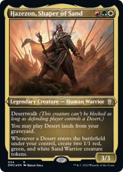 Hazezon, Shaper of Sand