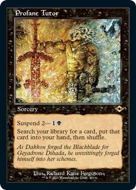 Profane Tutor - Foil Etched
