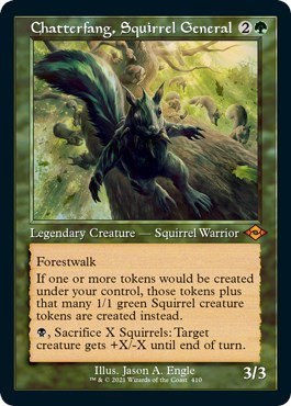 Chatterfang, Squirrel General - Foil Etched
