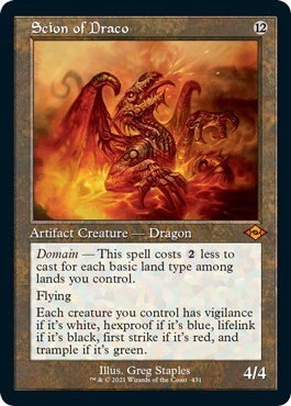 Scion of Draco - Foil Etched