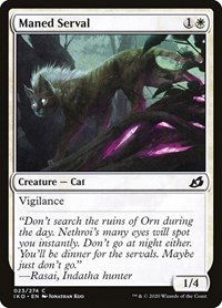 Maned Serval - Foil