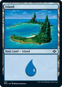 Island - Foil Etched