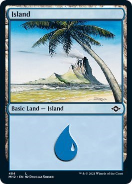 Island - Foil Etched