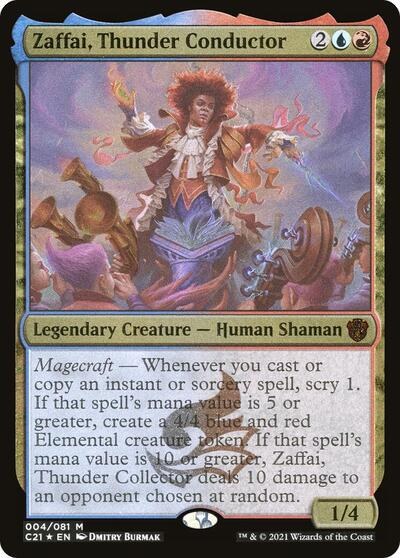 Zaffai, Thunder Conductor (Display Commander) - Thick Stock - Display Commander