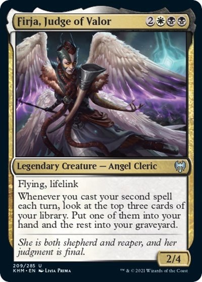 Firja, Judge of Valor - Foil