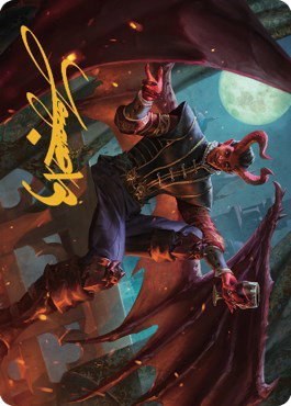 Raphael, Fiendish Savior Art Card - Gold Stamped Signature