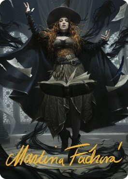Tasha, the Witch Queen Art Card - Gold Stamped Signature