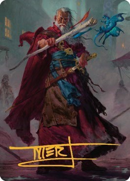 Elminster Art Card - Gold Stamped Signature