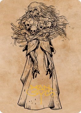 Myrkul, Lord of Bones Art Card - Gold Stamped Signature