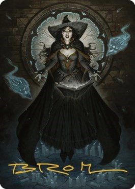 Tasha, the Witch Queen Art Card - Gold Stamped Signature