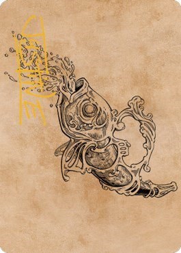 Decanter of Endless Water Art Card - Gold Stamped Signature