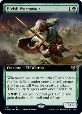 Elvish Warmaster - Foil