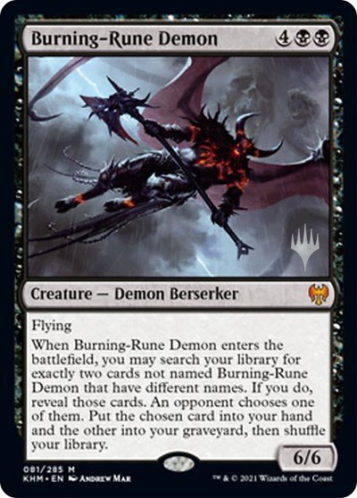 Burning-Rune Demon - Foil