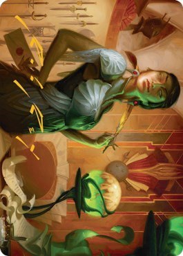 Mari, the Killing Quill Art Card - Gold Stamped Signature